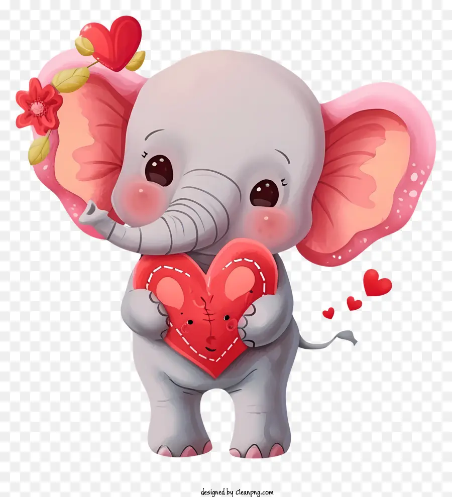 Ícone De Elefante Dos Namorados，Cartoon Elefante PNG