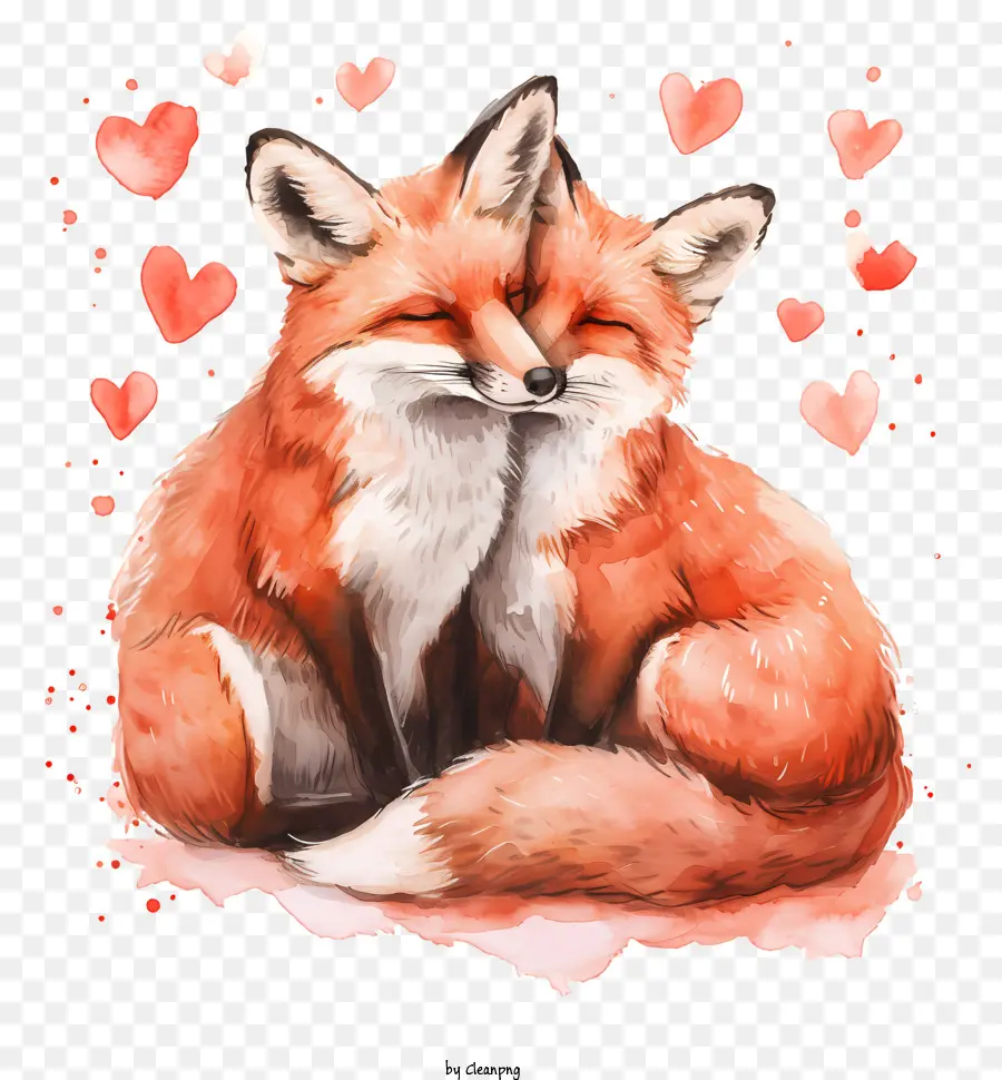 Valentine Fox，Raposas Vermelhas PNG