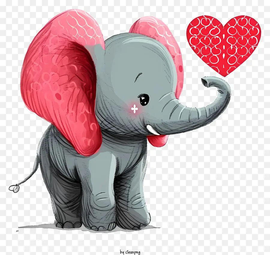 O Elefante De Namorados Ilustra，Elefante PNG