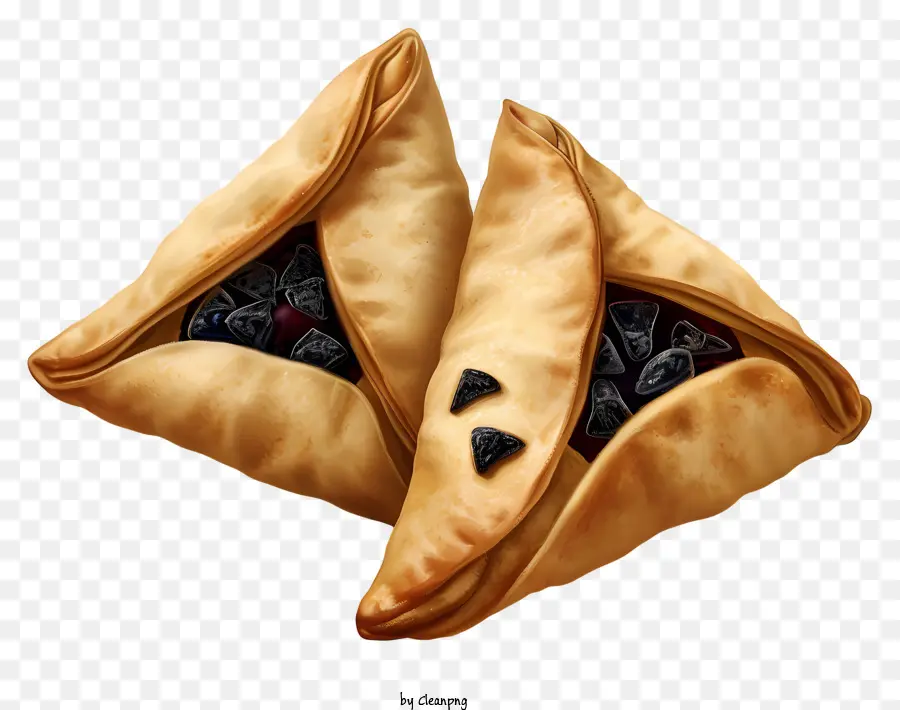 Purim Hamantaschen，Pastelaria Do Triângulo PNG