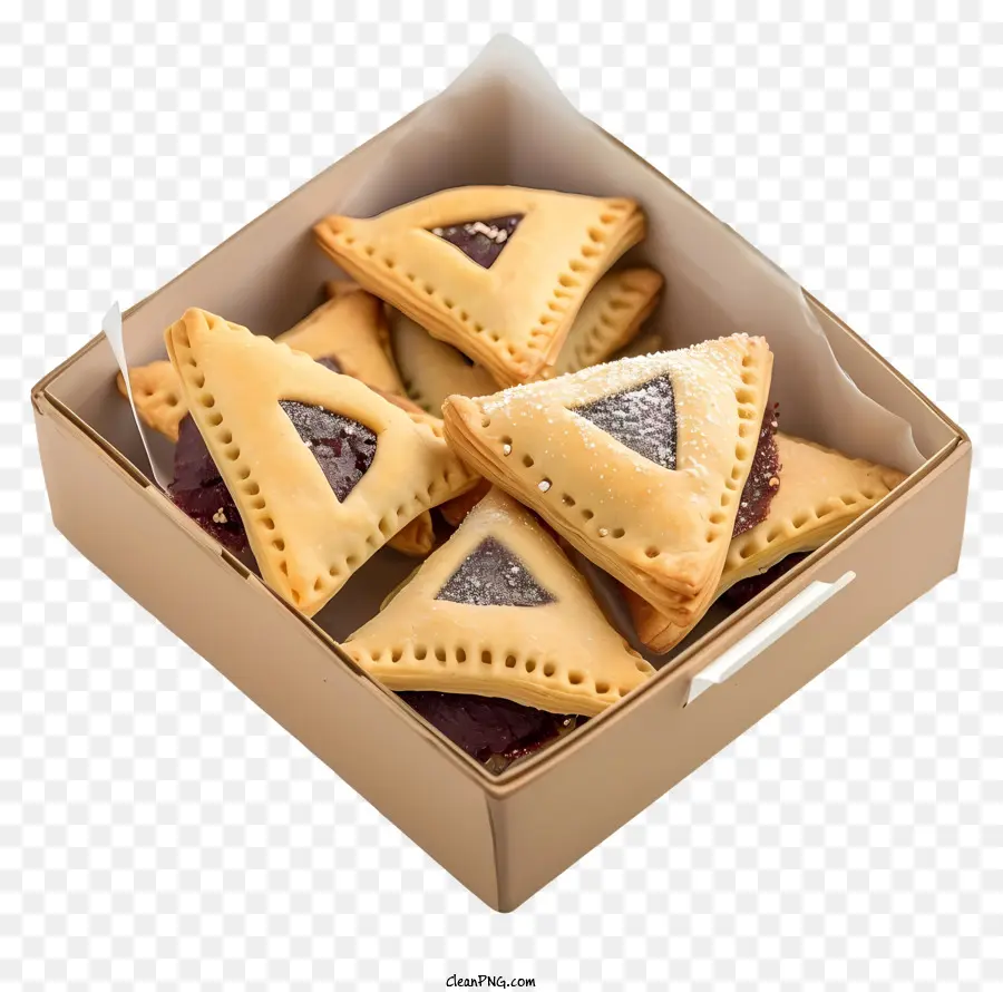 Purim Hamantaschen，Cardboard Box PNG