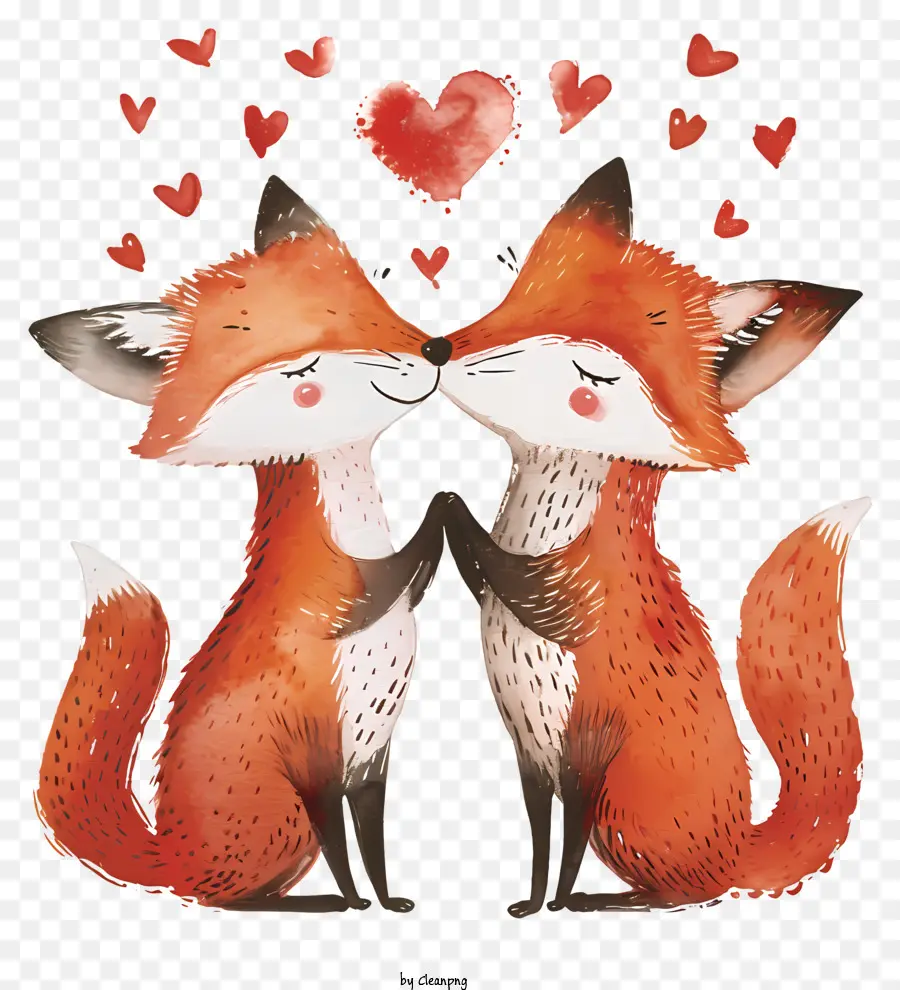Valentine Fox，Raposas Vermelhas PNG