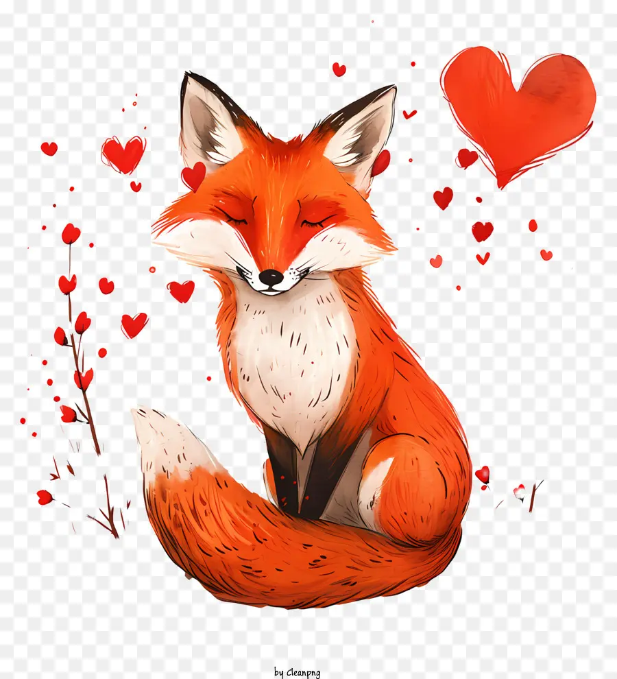 Valentine Fox，Raposa Vermelha PNG