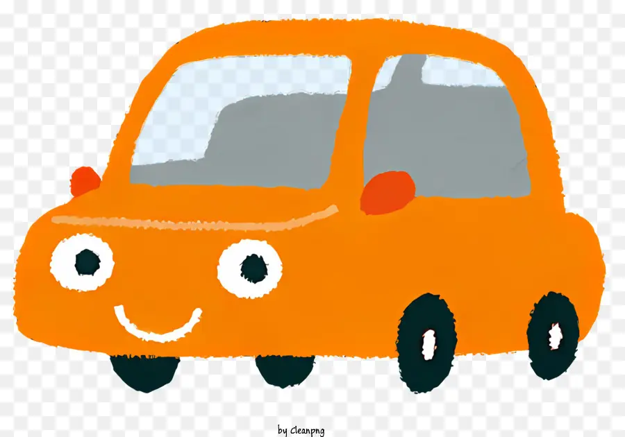 Carro，Carro Laranja PNG