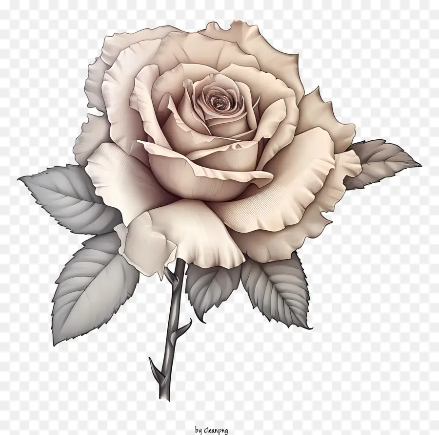 Rosa E Papel Rosa，Rosa Branca PNG