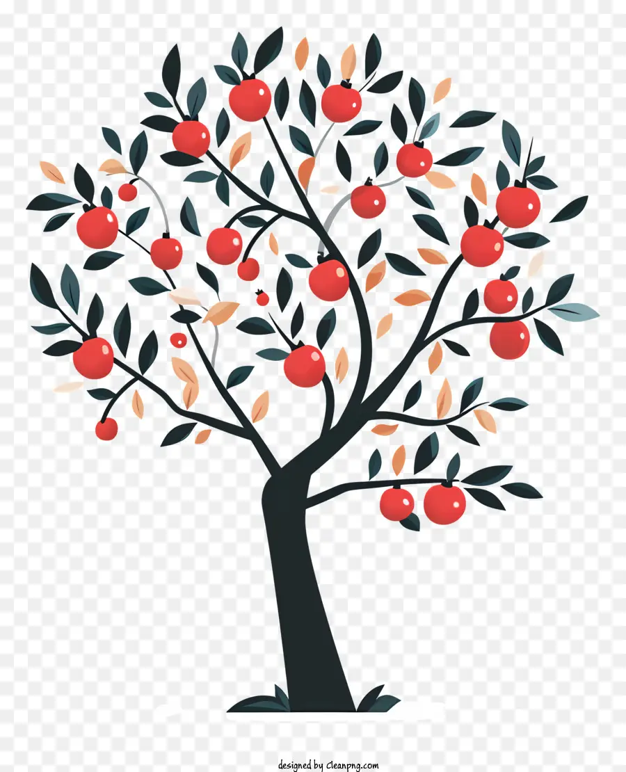 árvore De Maçã，árvore Com Frutas PNG