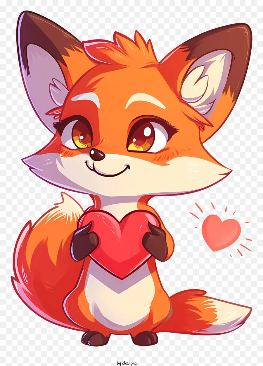 Valentine Fox，Desenho Animado Da Fox PNG