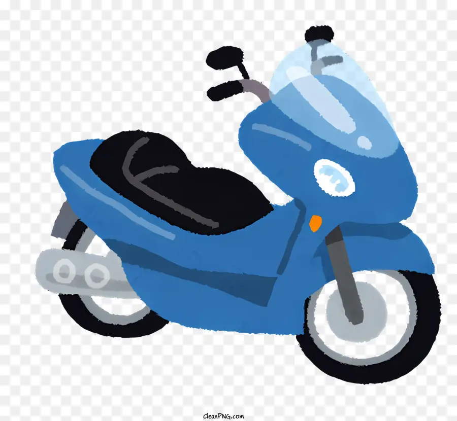 Bicicleta，Azul Motocicleta PNG