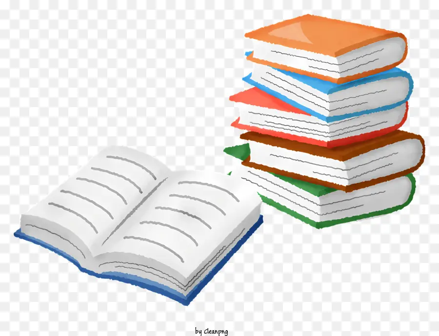 Livros，Stack PNG