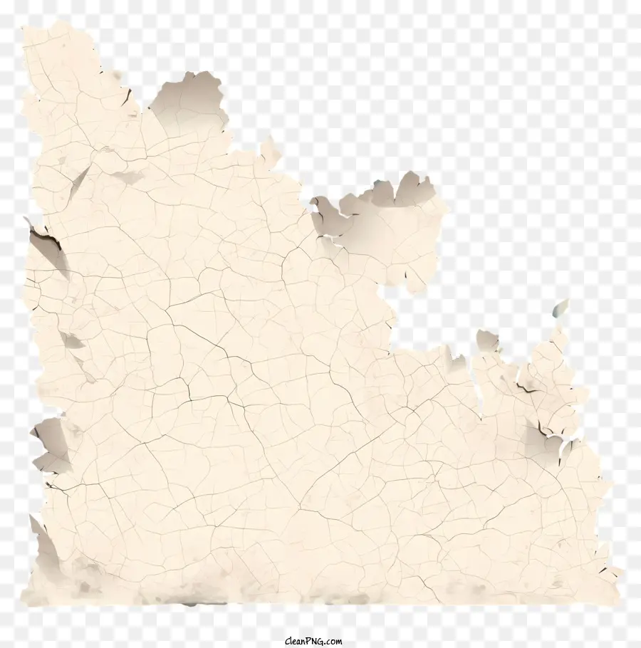 Papel Rasgado Retrô，Mapa Do Alabama PNG