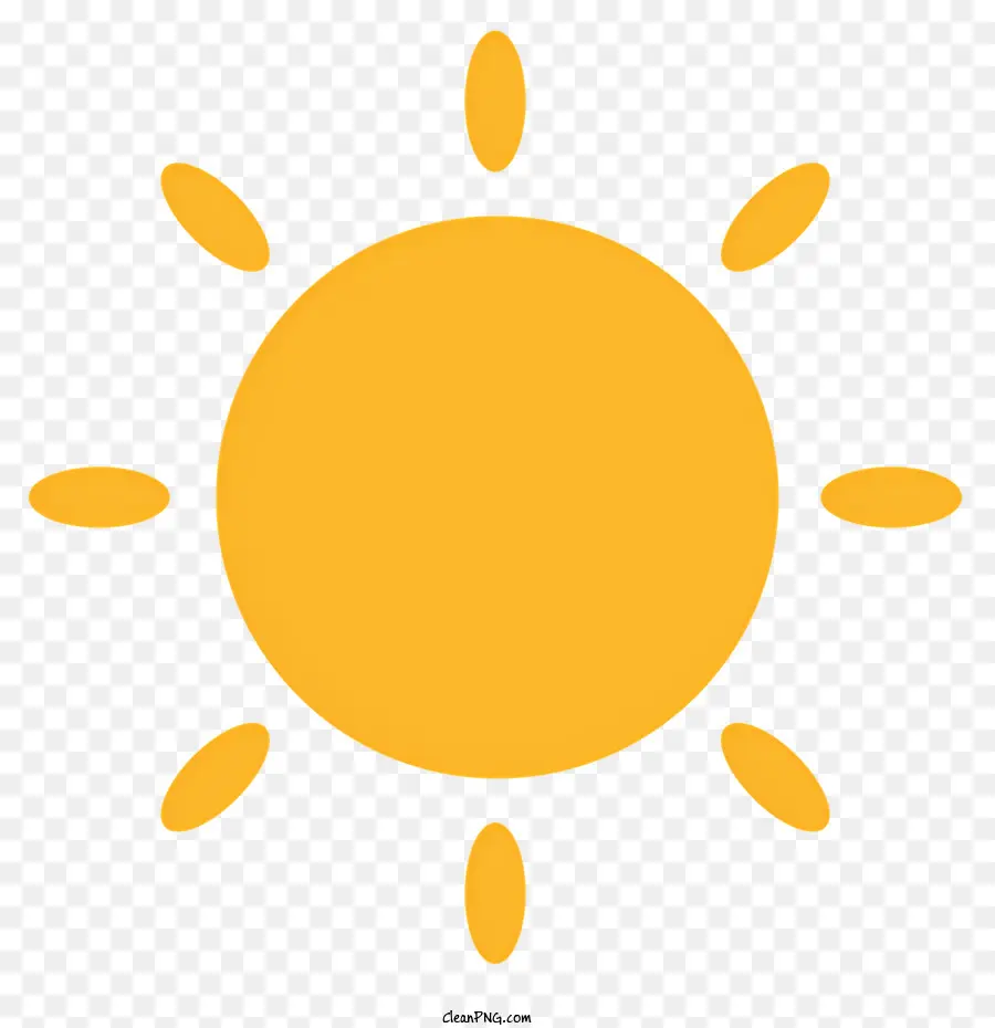 Sol，Amarelo PNG