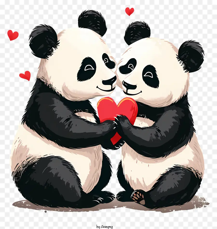 Panda Dos Namorados，Pandas PNG