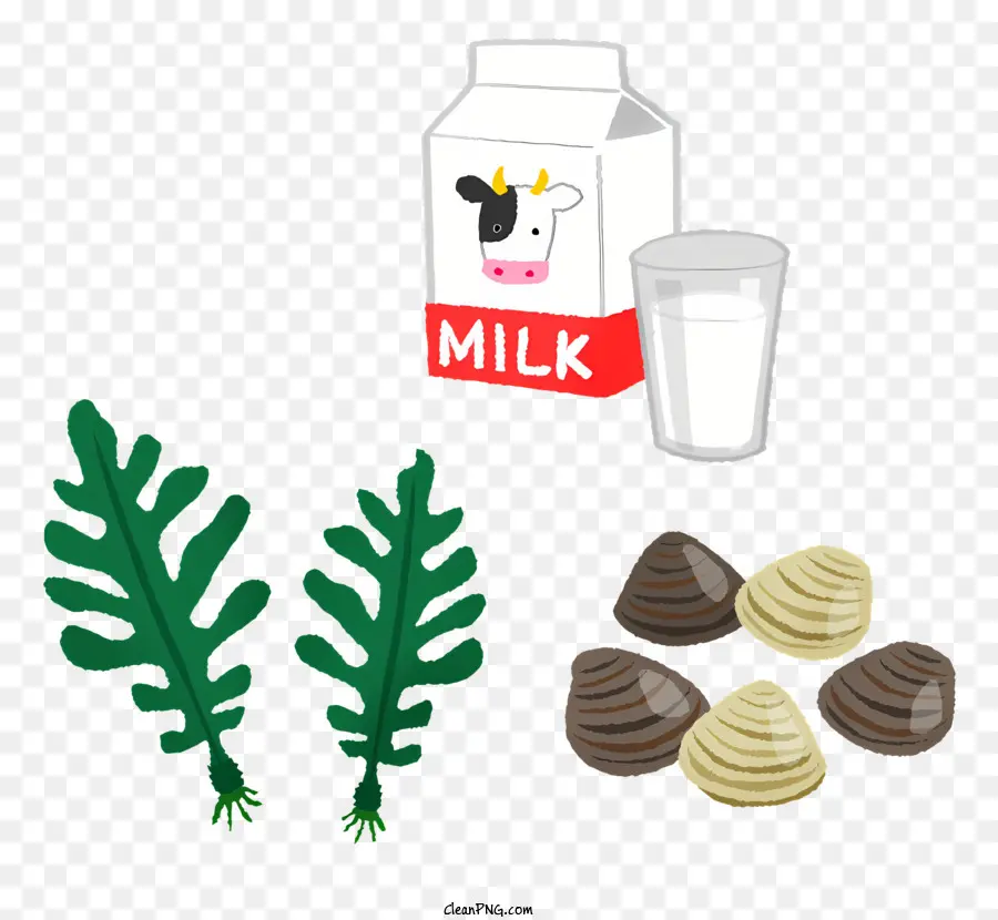 Milk Carton，Amêndoas PNG