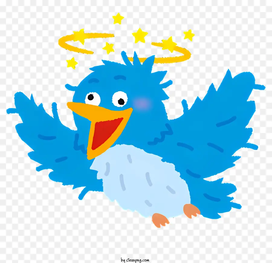 Bonito Pássaro，Pássaro Azul PNG
