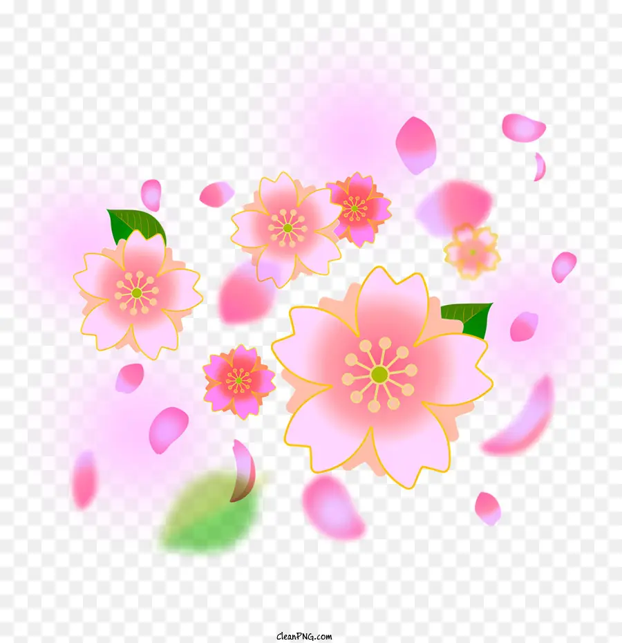 Sakura，Flores PNG