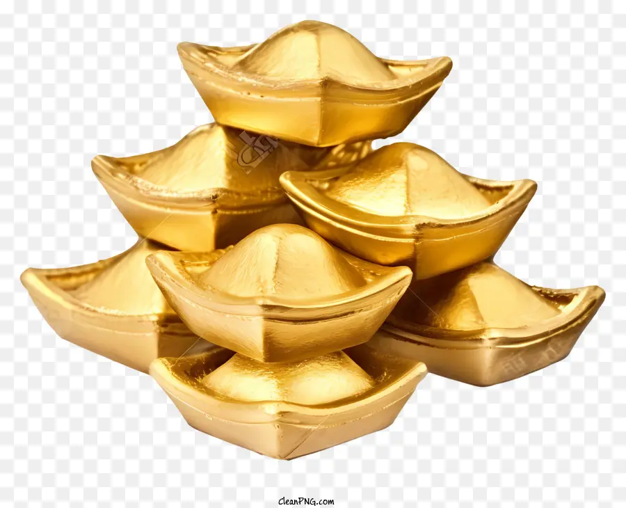 Lingotes De Ouro Chinês，Gold Bullion PNG