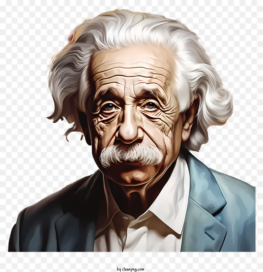 Retrato De Albert Einstein，Retrato PNG