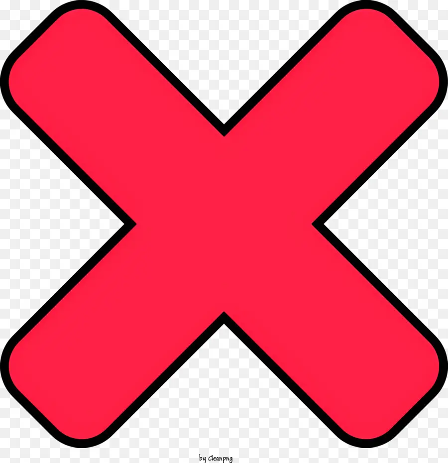 X Vermelho，Símbolo Da Cruz Vermelha PNG