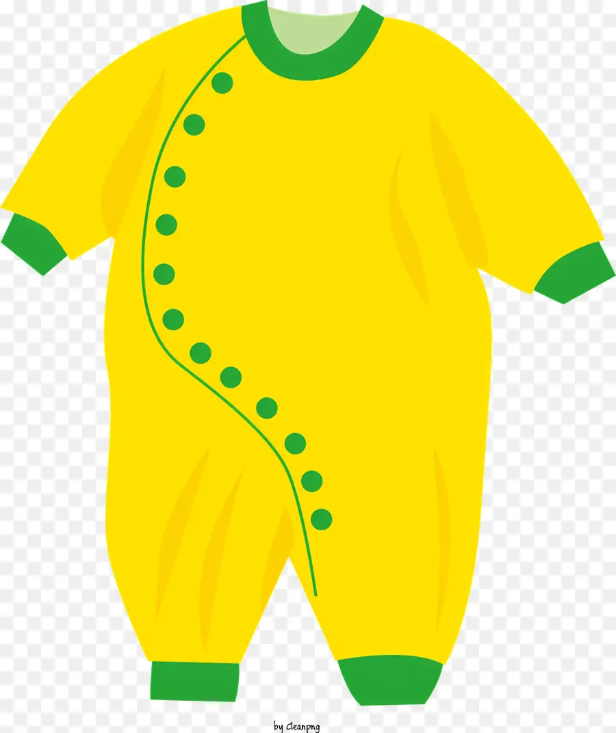 Romper Do Bebê，Macacão De Bebê Amarelo E Verde PNG