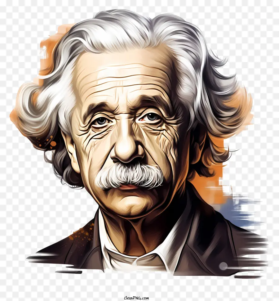 Retrato De Albert Einstein Style Einstein，Albert Einstein PNG