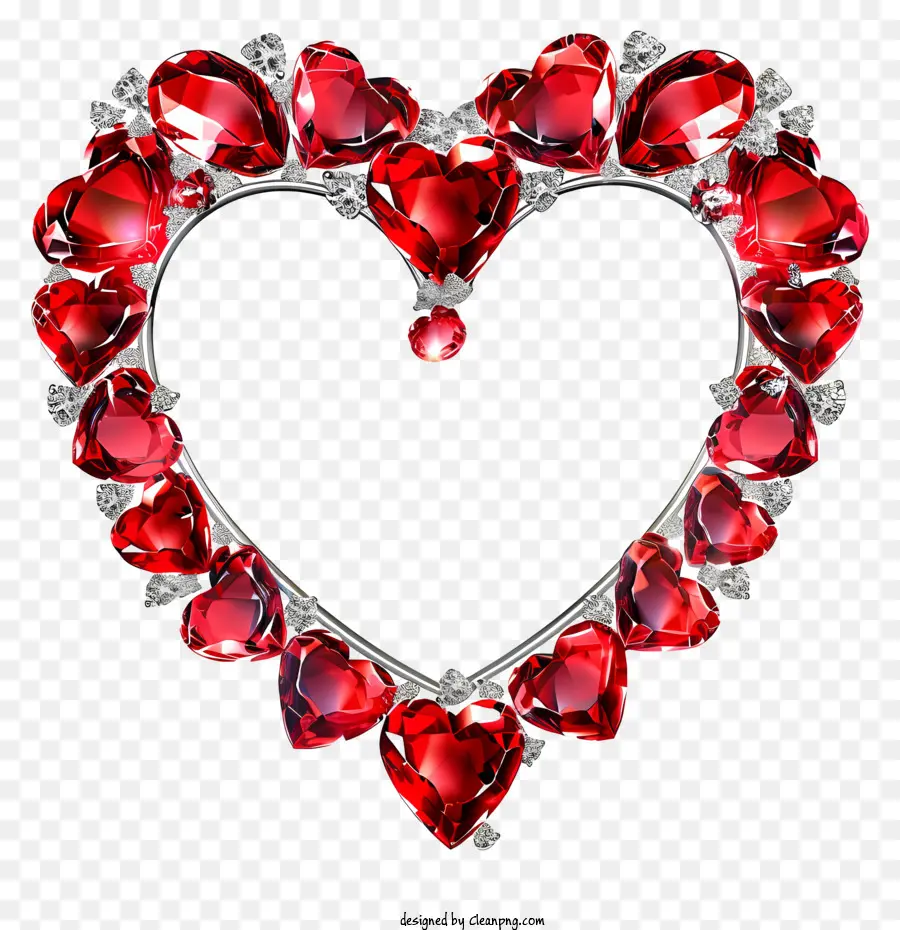 Jóias Do Dia Dos Namorados，Pedras Em Forma De Coração PNG