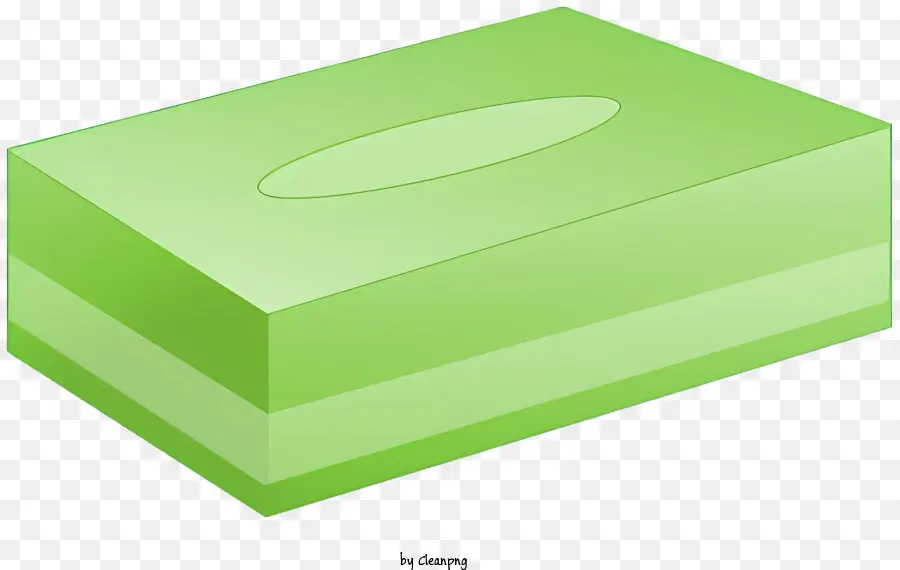 Tecido De Caixa，Caixa Verde PNG