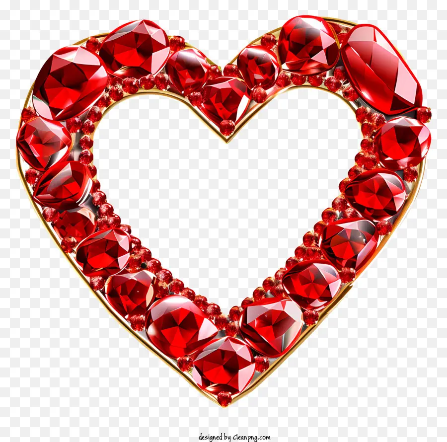 Jóias Do Dia Dos Namorados，Coração De Cristal PNG