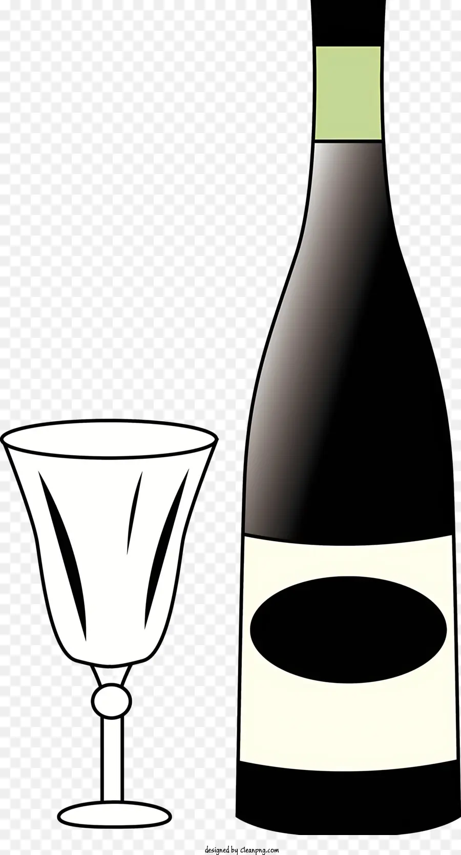 Garrafa De Vinho，Copo De Vinho PNG