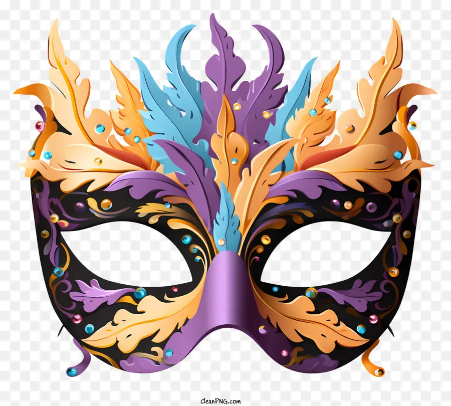 Máscara De Máscara De Máscaras Multicoloridas，Máscara Masquerade PNG