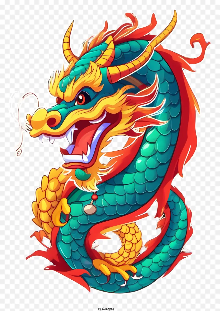 Dragão Chinês，Dragão Do Estilo De Desenho Animado PNG