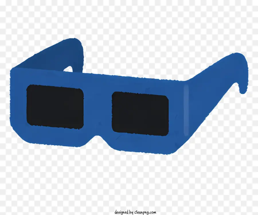 óculos，Azul PNG