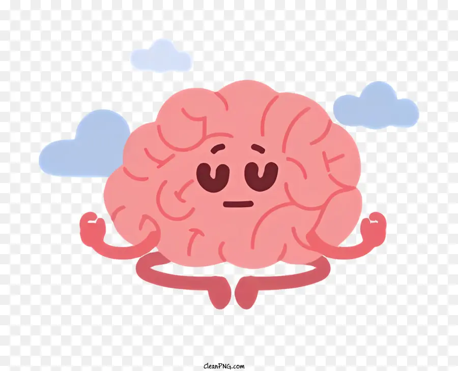 Cartoon Cérebro，Yoga Pose PNG