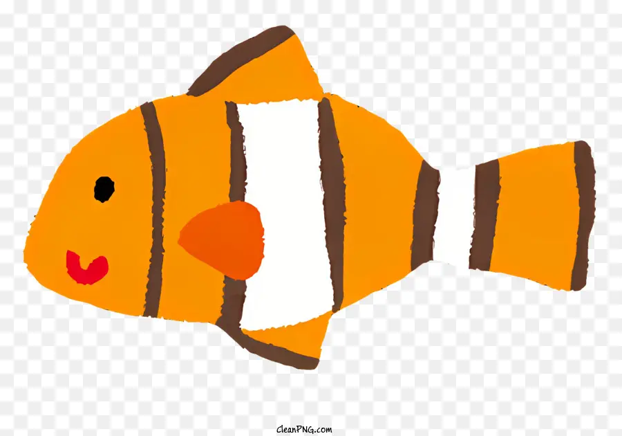 Peixe，Caráter De Peixe De Desenho Animado PNG