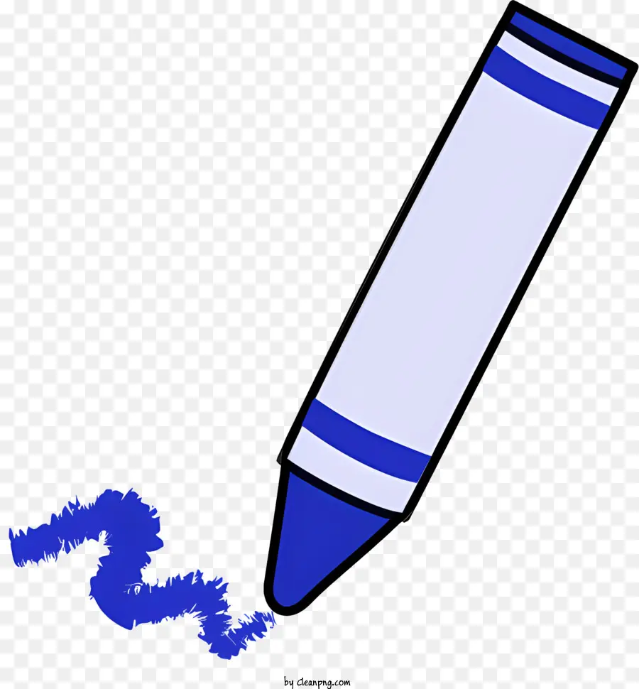 Lápis，Crayon Azul PNG