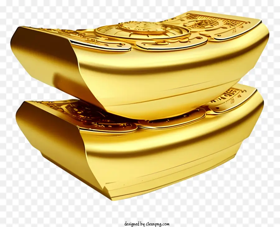 Lingotes De Ouro Chinês，Caixa De Ouro PNG