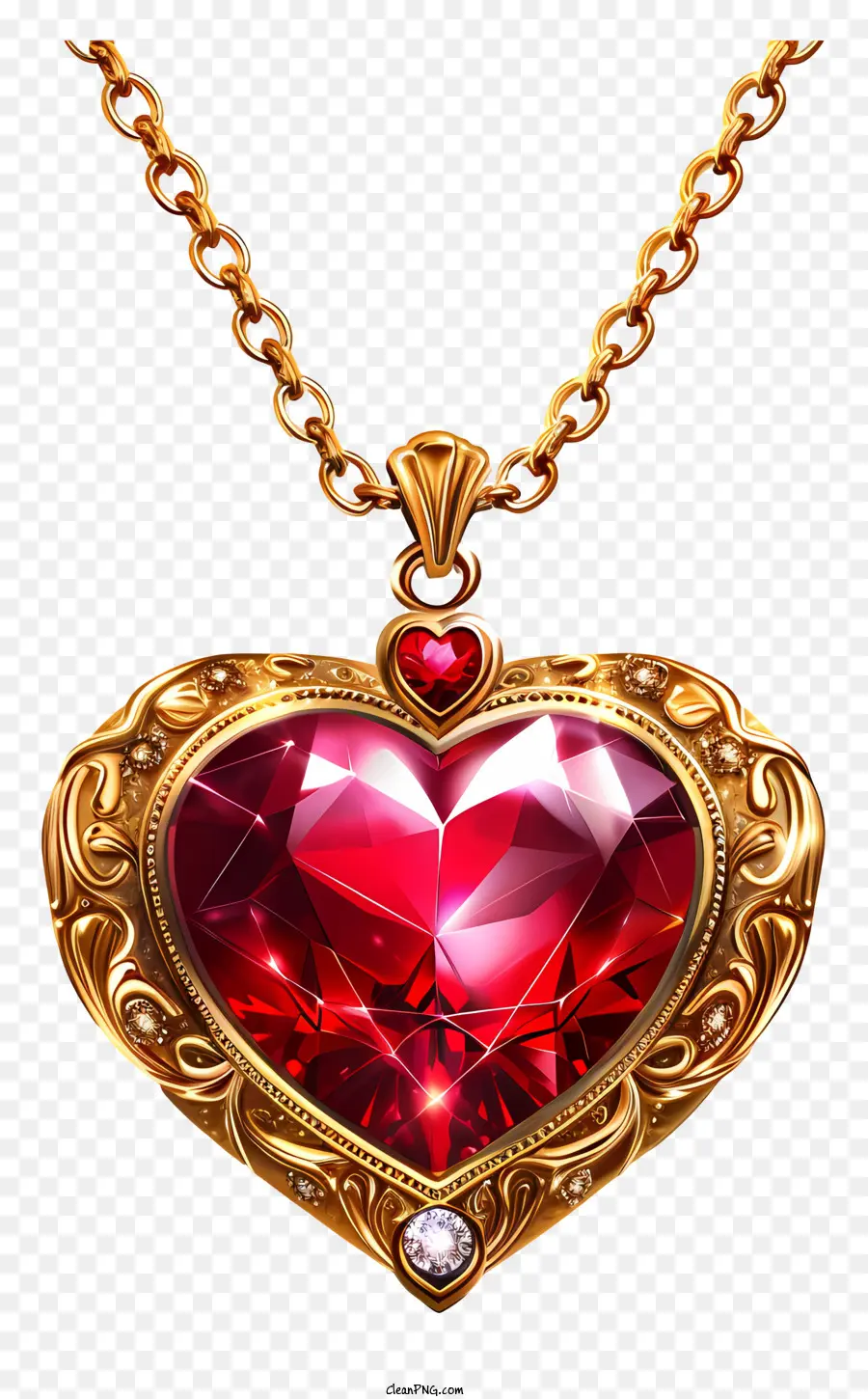 Jóias Do Dia Dos Namorados，Coração Medalhão PNG