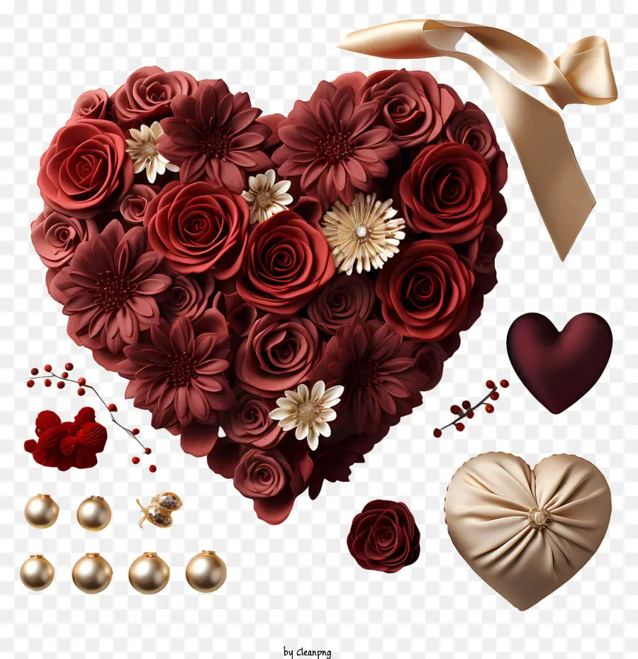 Dia Dos Namorados，Coração Vermelho PNG