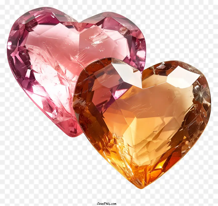 Jóias Do Dia Dos Namorados，Cristal Em Forma De Coração PNG