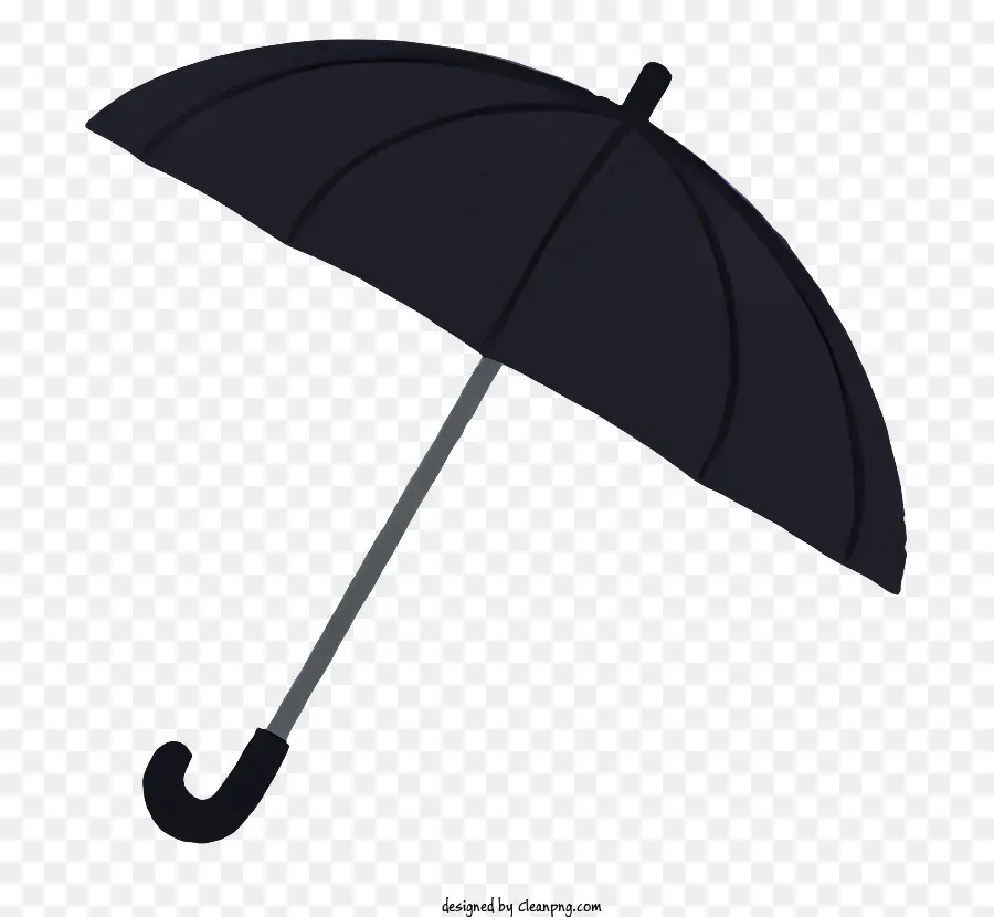 Cartoon Guarda Chuva，Guarda Chuva Preto PNG