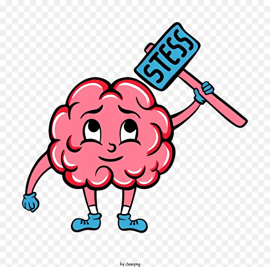 Cartoon Cérebro，A Ciência Do Cérebro PNG