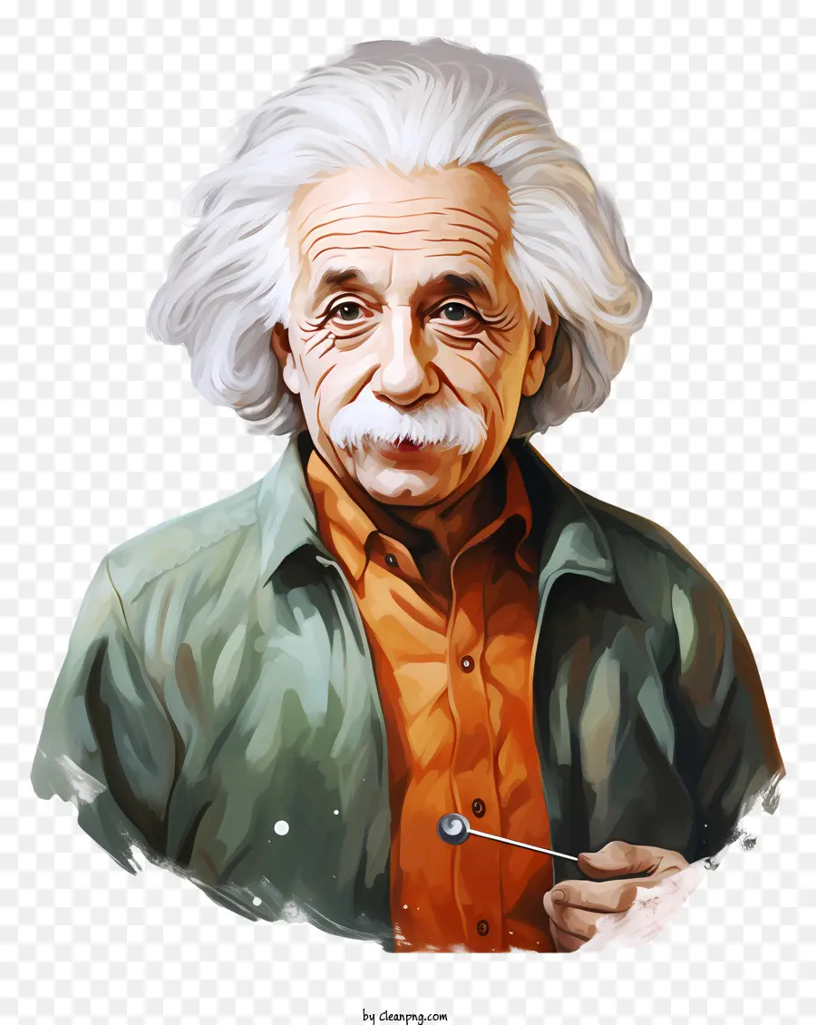 Estilo Realista Albert Einstein Retrato，Albert Einstein PNG