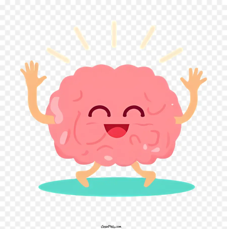 Cartoon Cérebro，Yoga Cerebral PNG