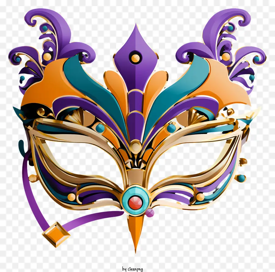 Máscara De Máscara De Máscaras Multicoloridas，Máscara De Carnaval PNG