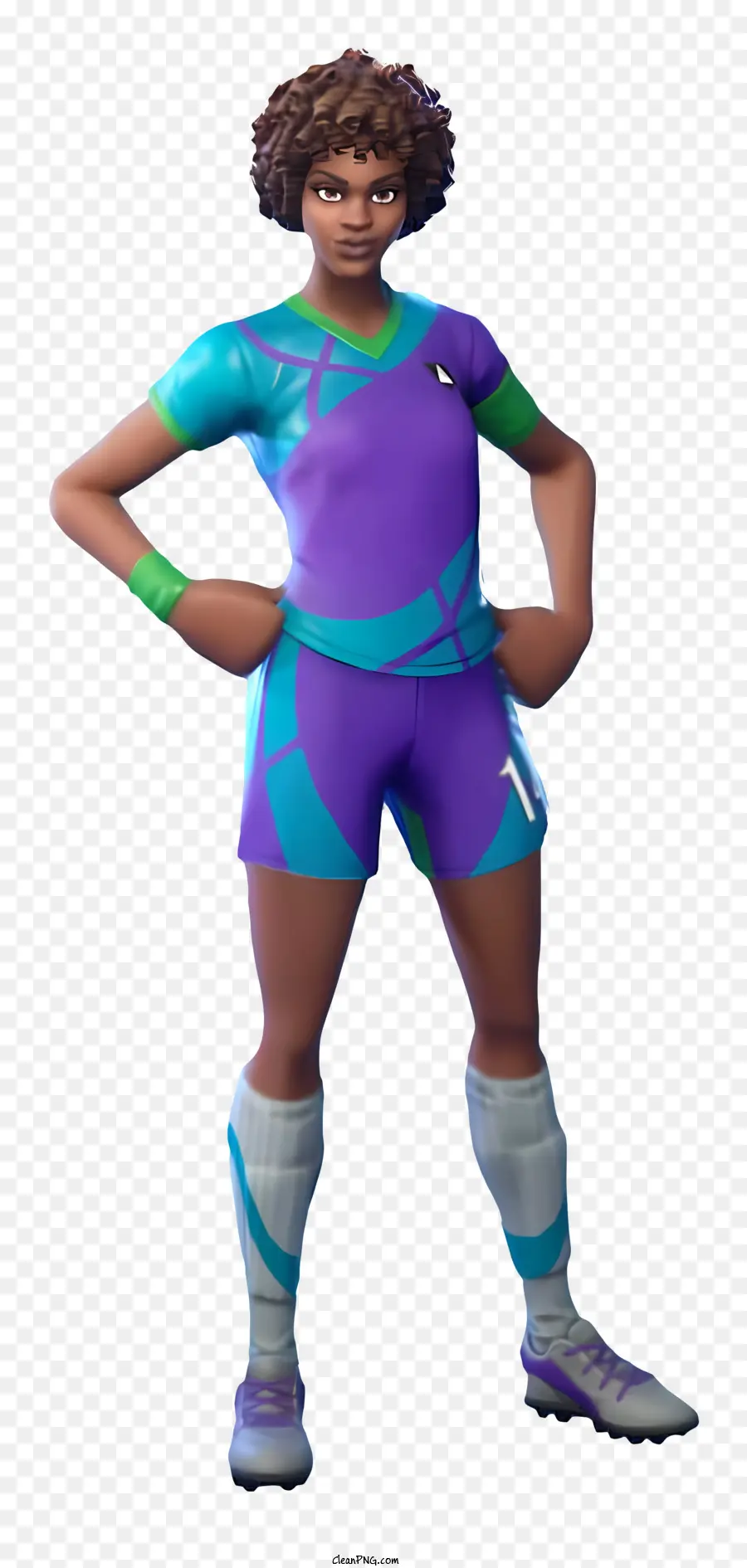 Pele De Futebol Fortnita，Soccer Player PNG