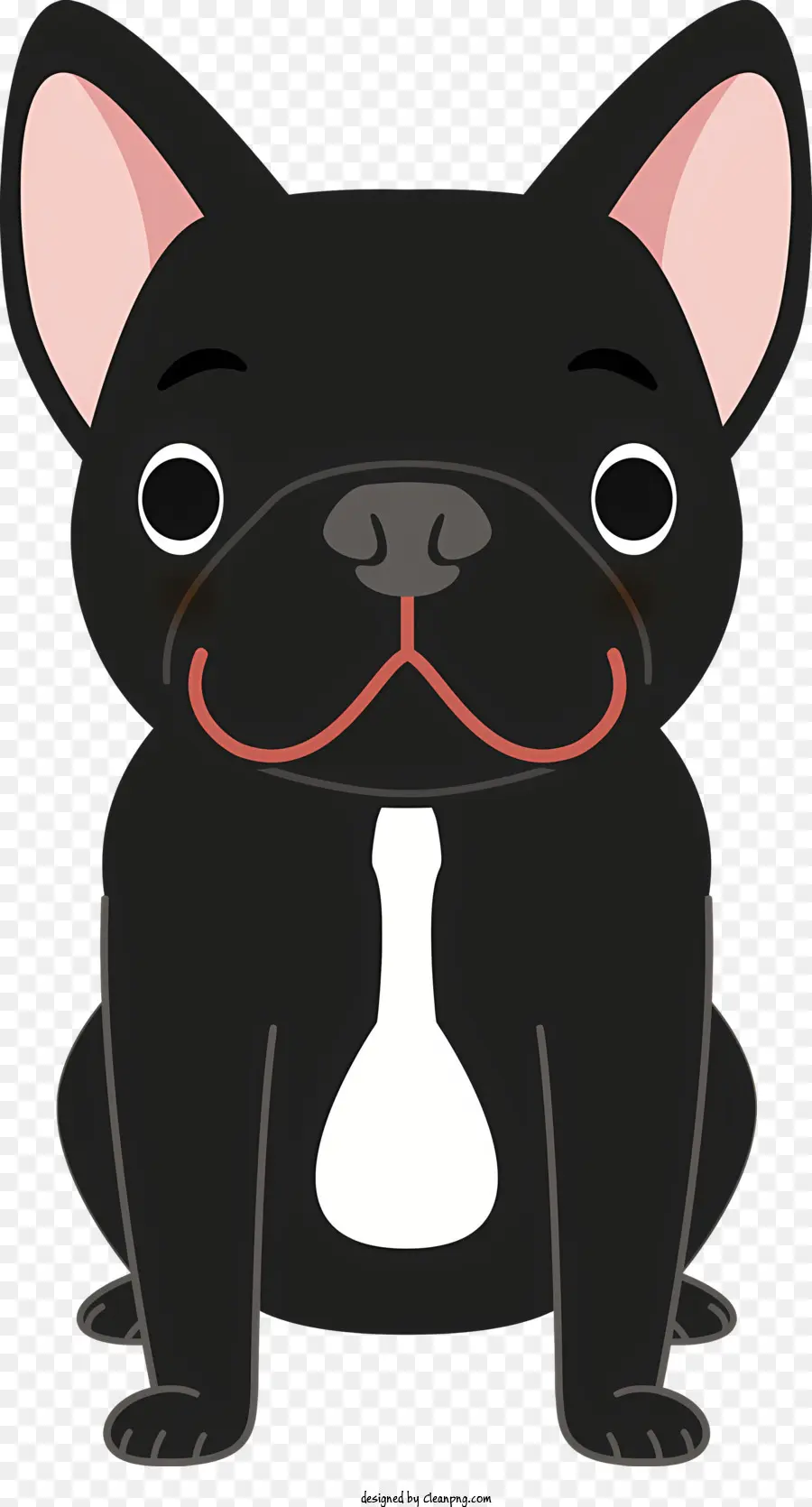 Cão Dos Desenhos Animados，Preto Bulldog Francês PNG