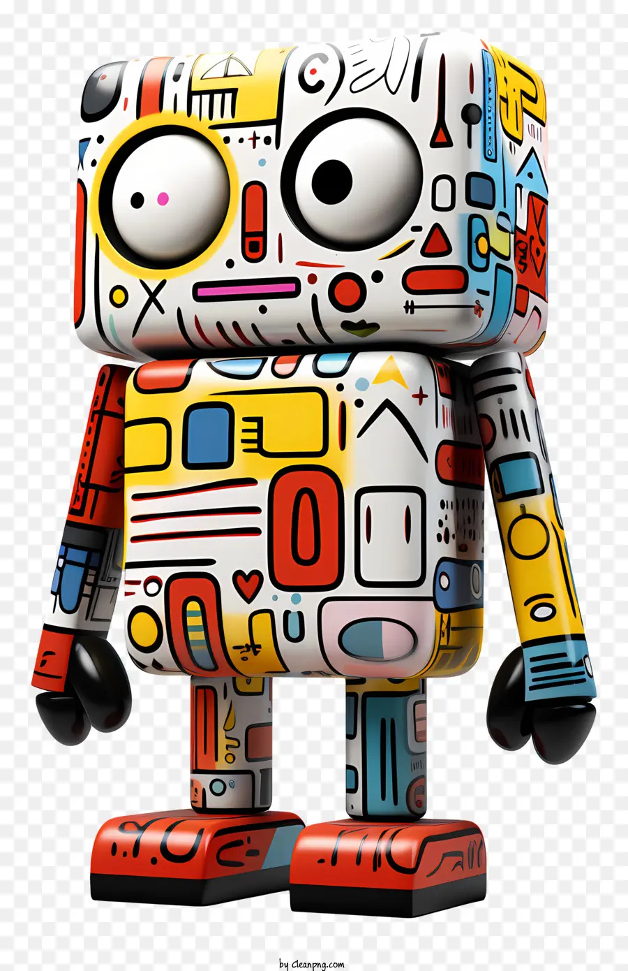 Brinquedo Dos Desenhos Animados，Estatueta De Robô PNG
