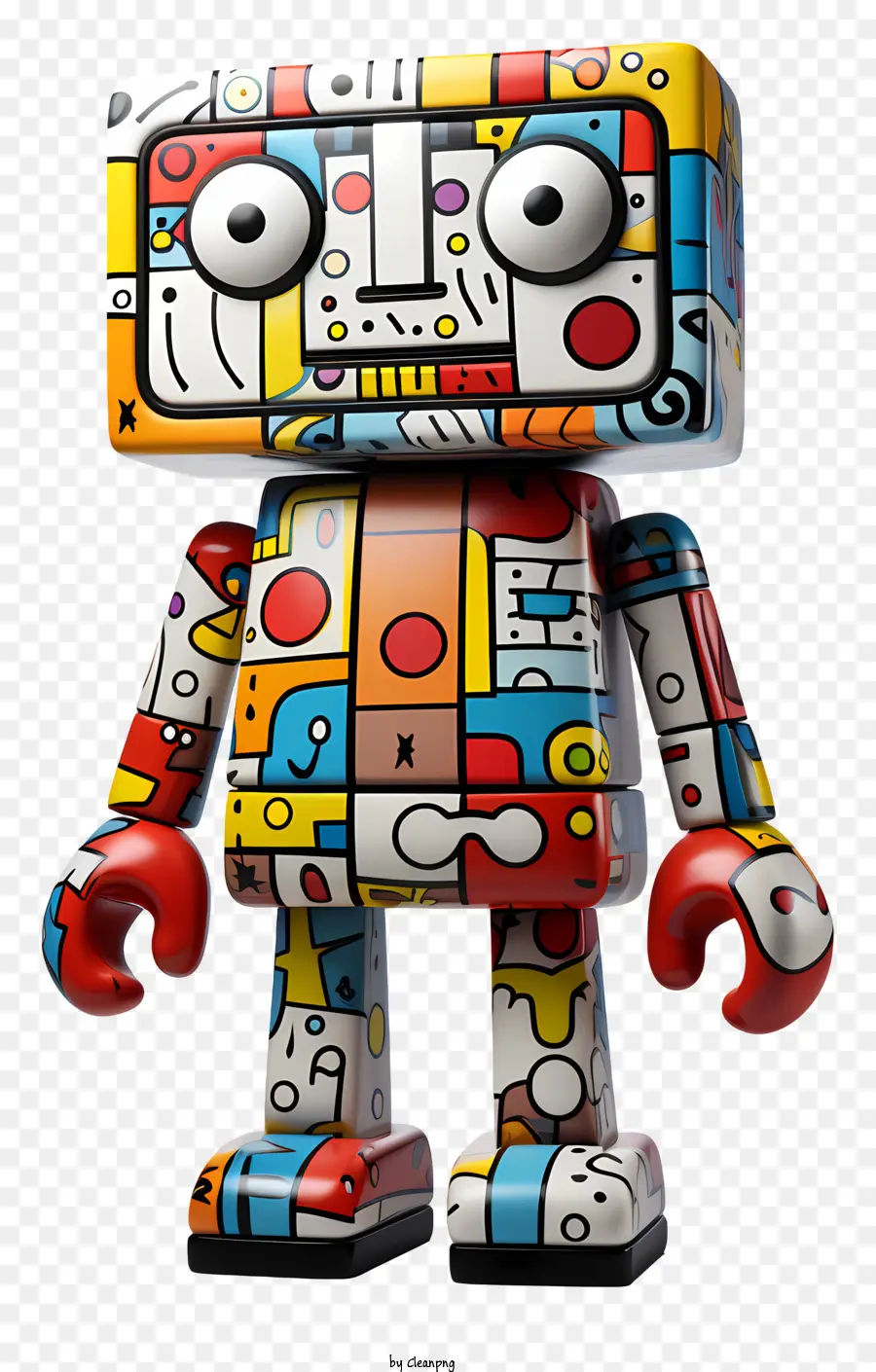 Brinquedo Dos Desenhos Animados，Robô Colorido PNG