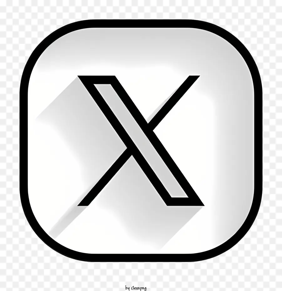 X Logo，ícone Do Design PNG