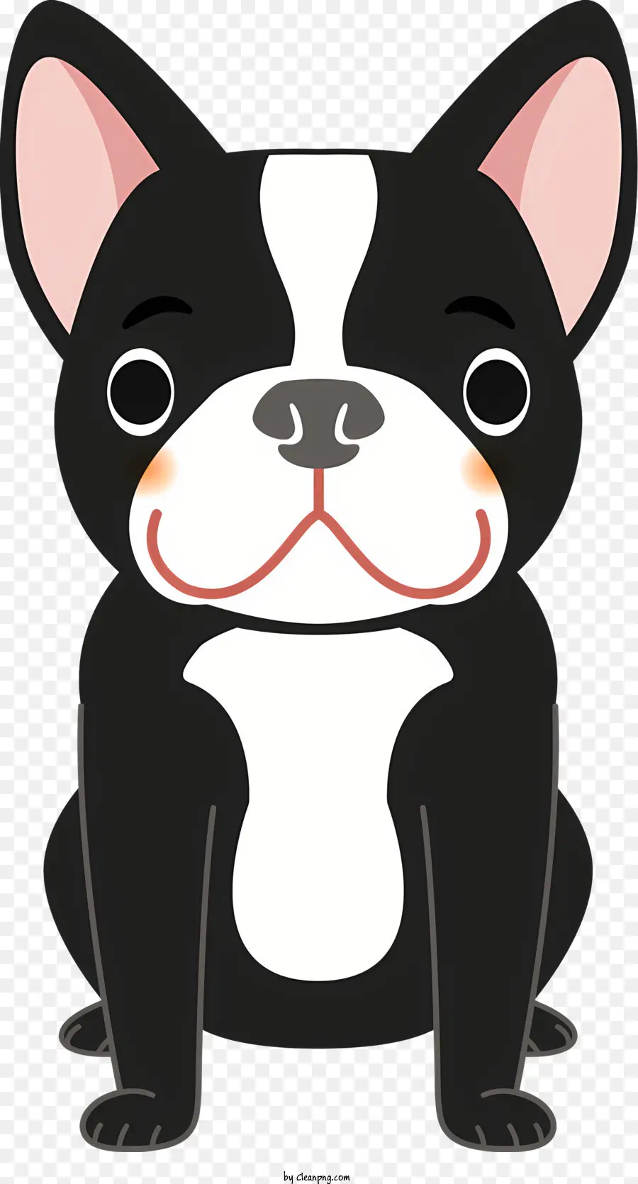Cão Dos Desenhos Animados，Cartoon Bulldog Francês PNG