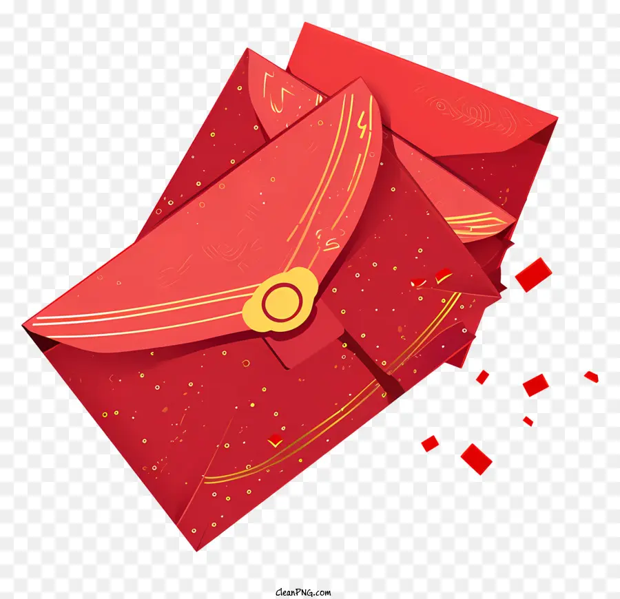 Ano Novo Chinês，Envelopes Vermelhos PNG